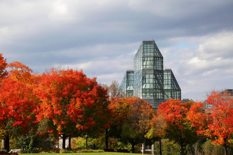 View of National Gallery of Canada from Major's Hill Park